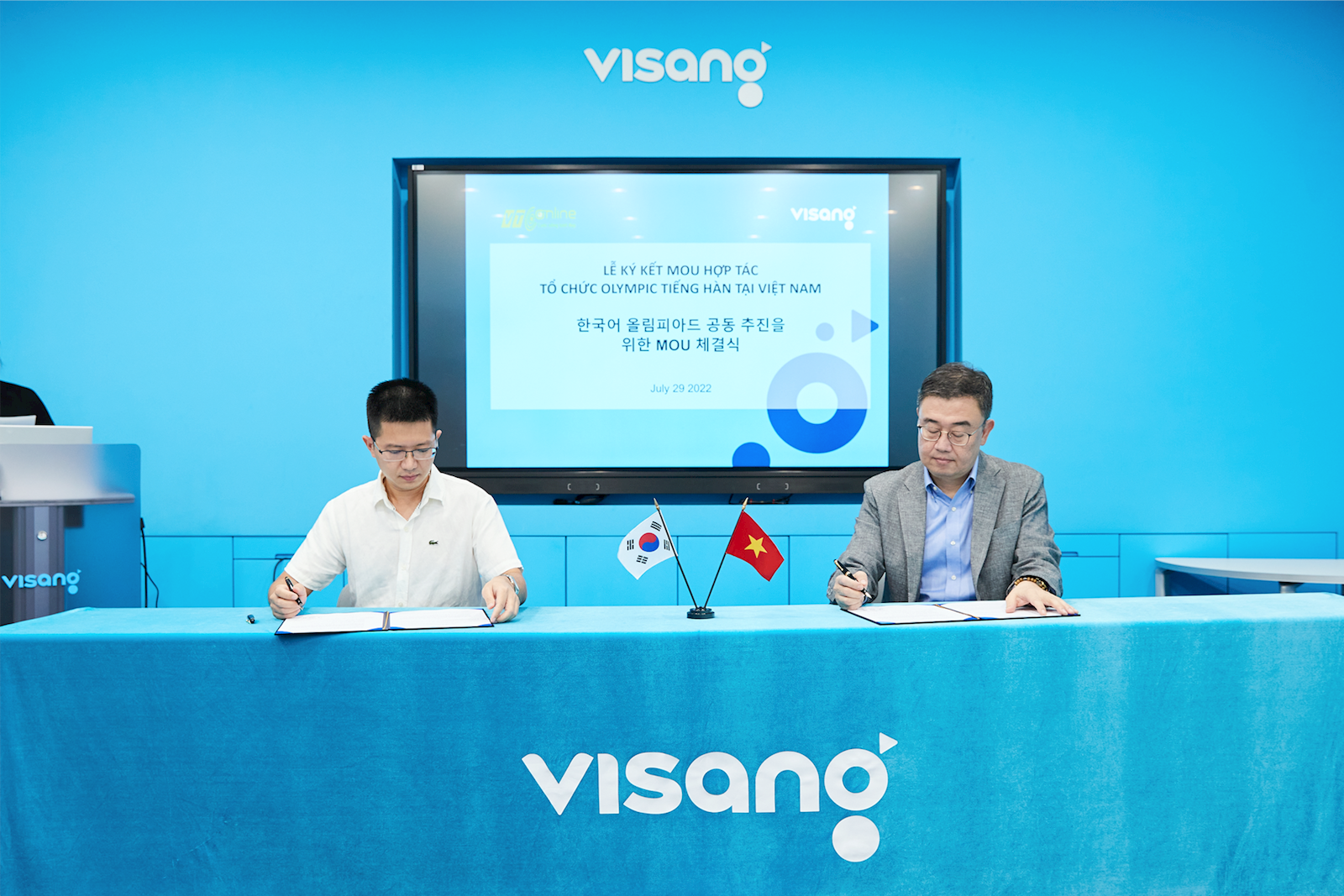 VTC Online ký hợp tác với tập đoàn Visang Education để “Phát triển ngoại ngữ tiếng Hàn tại Việt Nam”